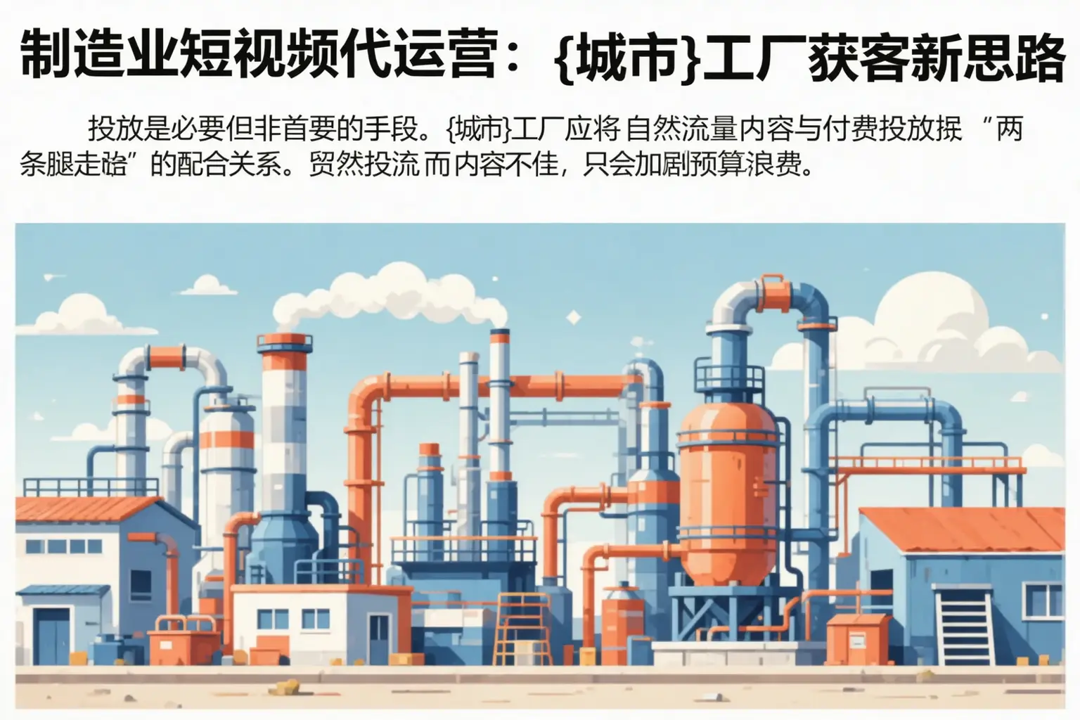 制造业短视频代运营：洱源工厂获客新思路